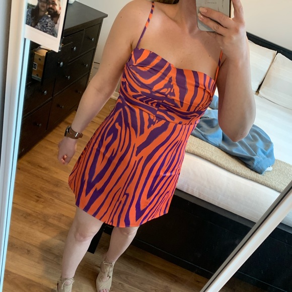 AFRM silk printed dress - Picture 2 of 2